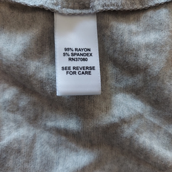 3/$25 Plus Size Tee 26/28. Gray. NWT. - Picture 3 of 5